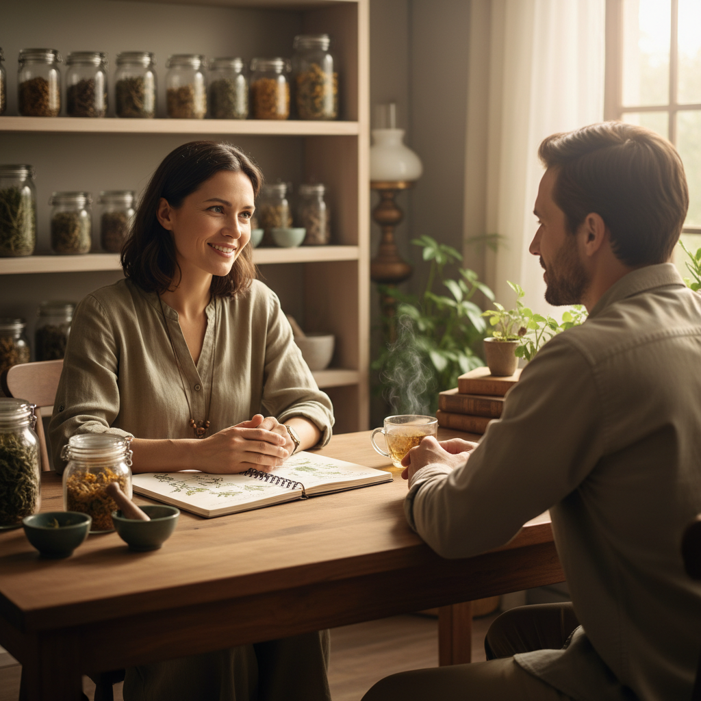 What happens during a herbal consultation?